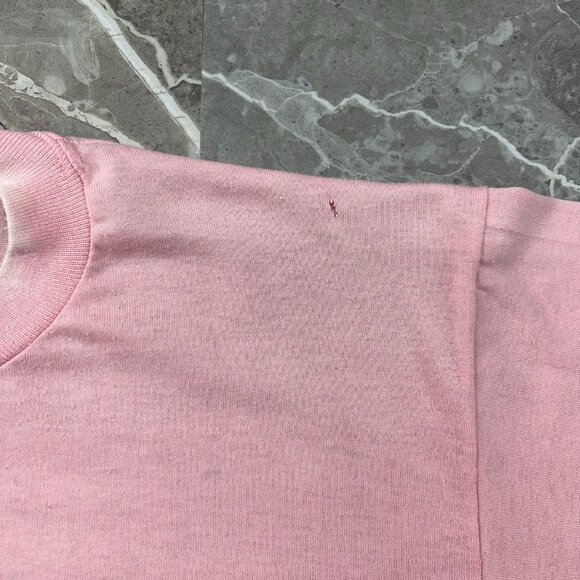 Vintage Ohio Central Railroad Graphic Tee Mens XL Sugar Creek Short Sleeve Pink - Picture 6 of 12